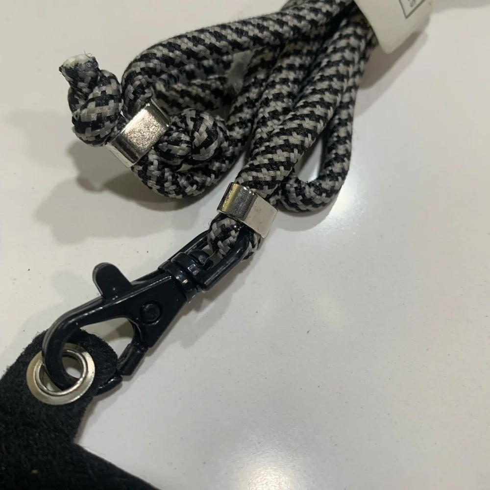 Black and White Phone Lanyard